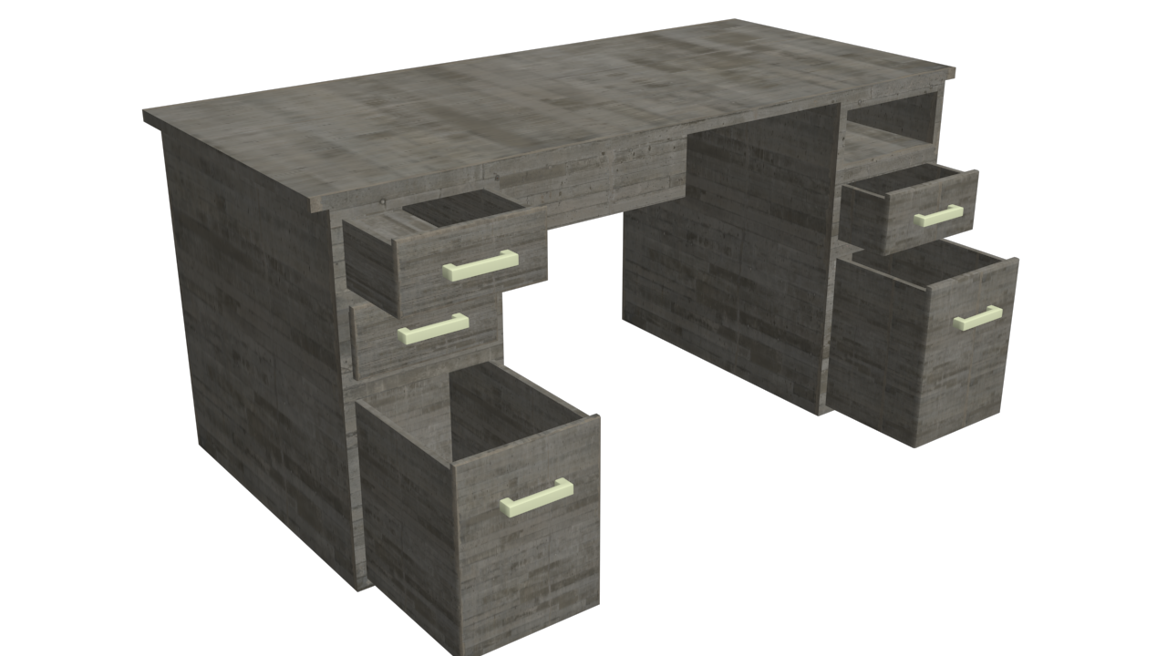 Desk - 3D Model